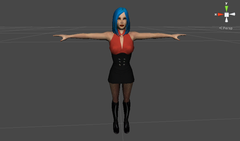 New Lilith model in Unity.